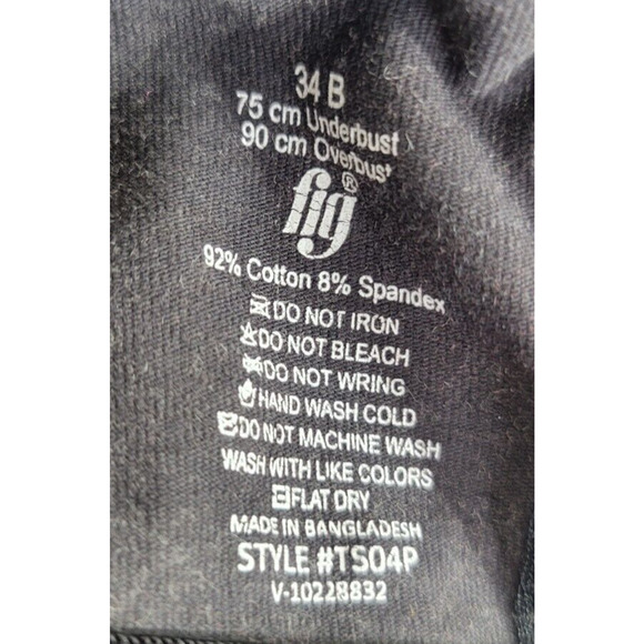 Fig Pink Floral Full Figure Convertible Adjustable Underwire T-Shirt Bra Sz 34B - Picture 3 of 7